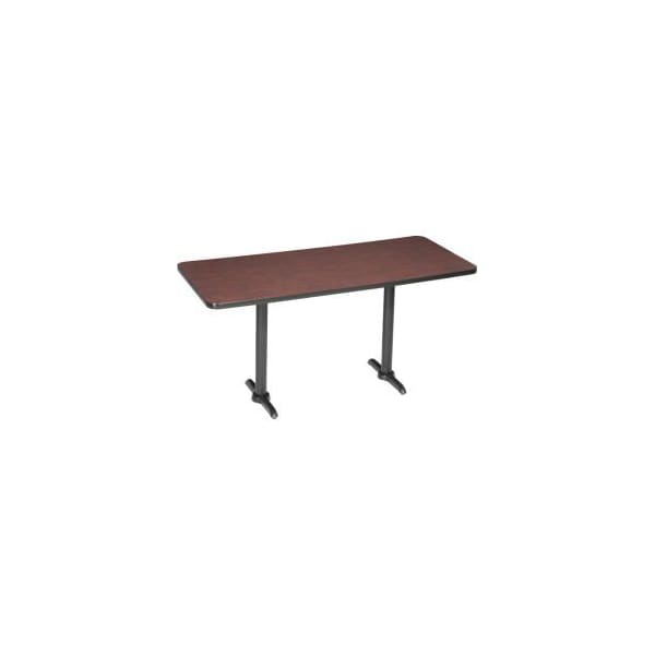 National Public Seating Interion Bar Height Breakroom Table, 72Lx30W, Mahogany 695802MH - main